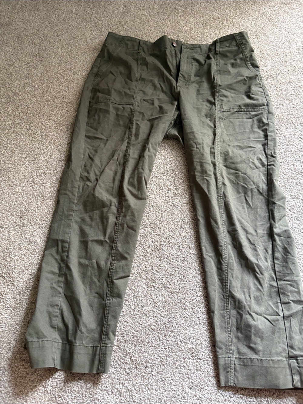 Women’s Loft Olive Green Casual Utility Pants